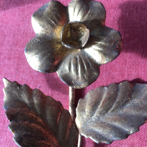 EUC Brass mixed metal hook Italy - Picture 2 of 4